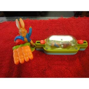 CLEARANCE priced 2 lot Vintage McDonalds  PETER RABBIT HAPPY MEAL TOYS GAME
